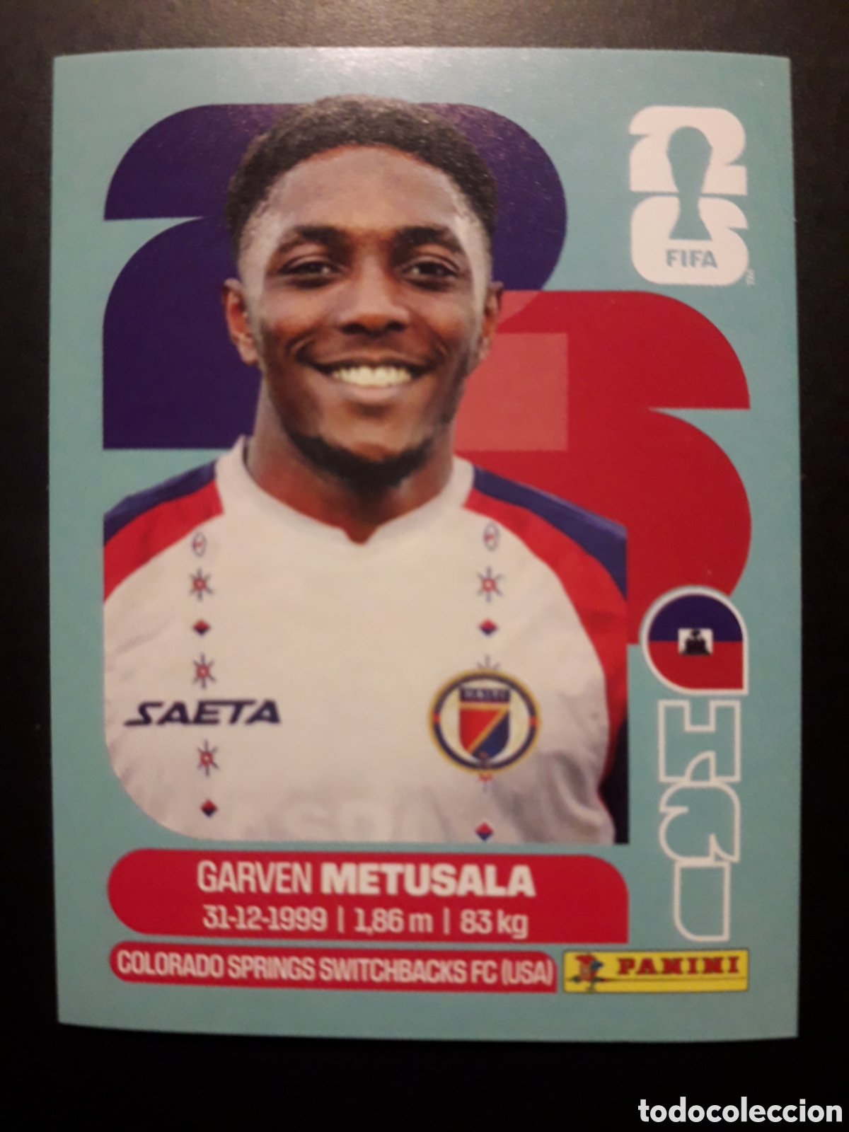 Cromos de F&uacute;tbol: METUSALA HAIT&Iacute; HAI 8 MUNDIAL F&Uacute;TBOL 2026 FIFA WORLD CUP PANINI SIN PEGAR PEDIDO M&Iacute;NIMO 3&euro;