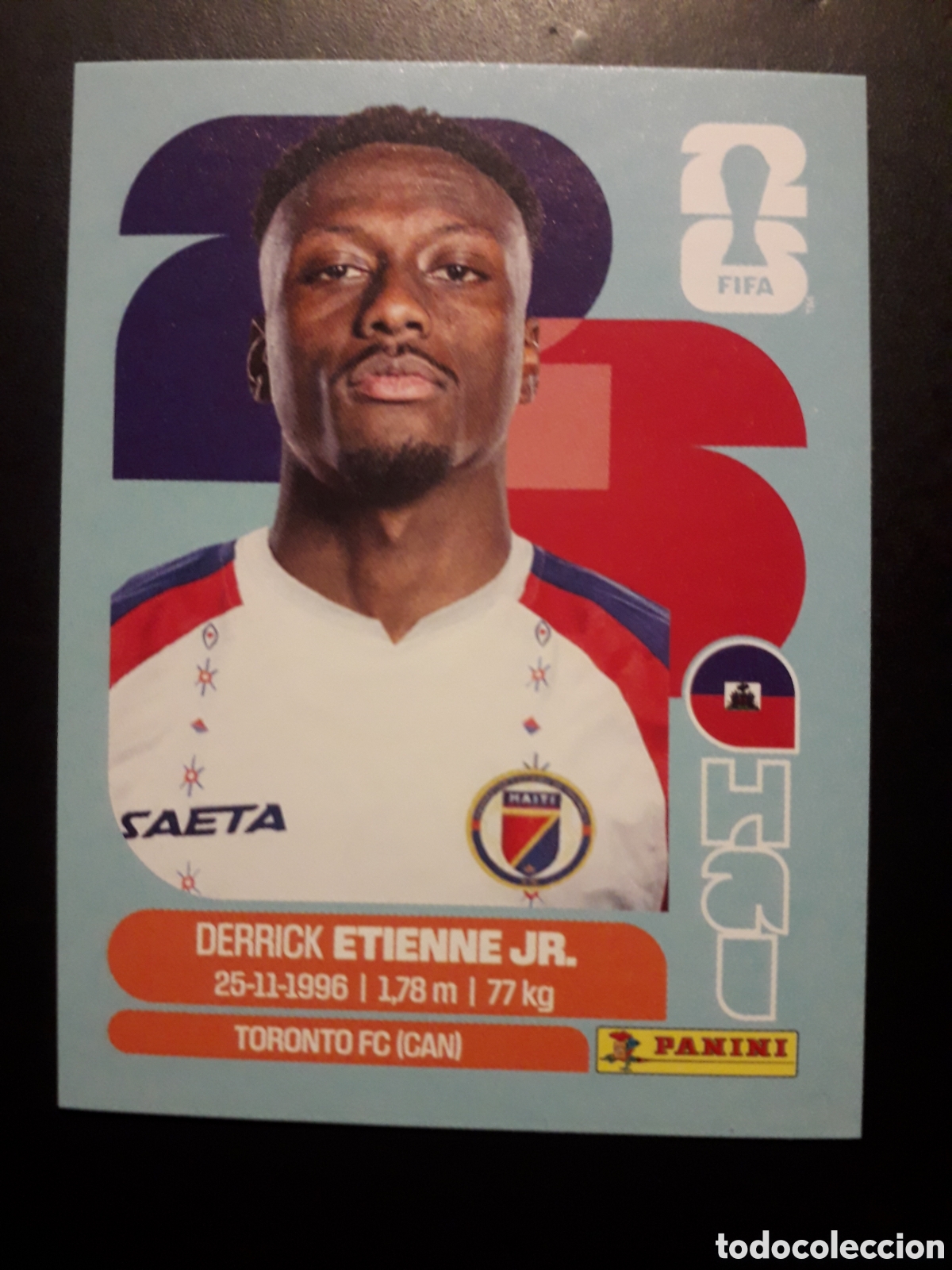 Cromos de F&uacute;tbol: ETIENNE JR. HAIT&Iacute; HAI 15 MUNDIAL F&Uacute;TBOL 2026 FIFA WORLD CUP PANINI SIN PEGAR PEDIDO M&Iacute;NIMO 3&euro;