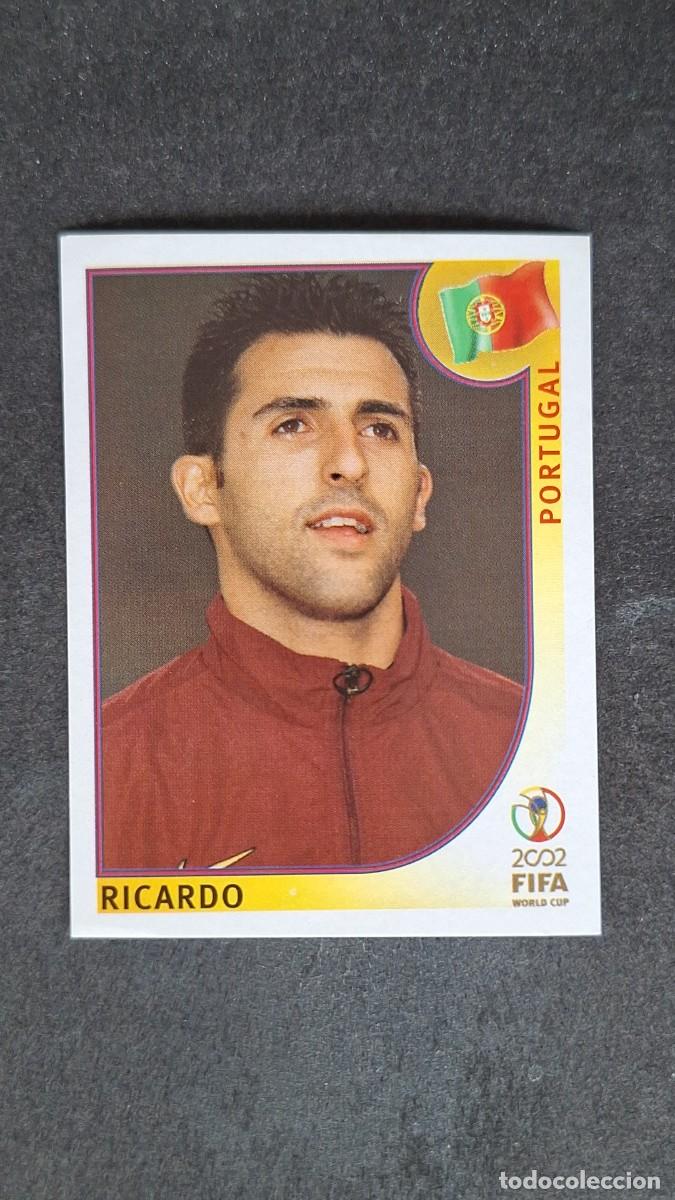 Cromos de F&uacute;tbol: L2 RICARDO SELECCION PORTUGAL 297 MUNDIAL KOREA Y JAPON 2002 PANINI NUNCA PEGADO SIN PEGAR