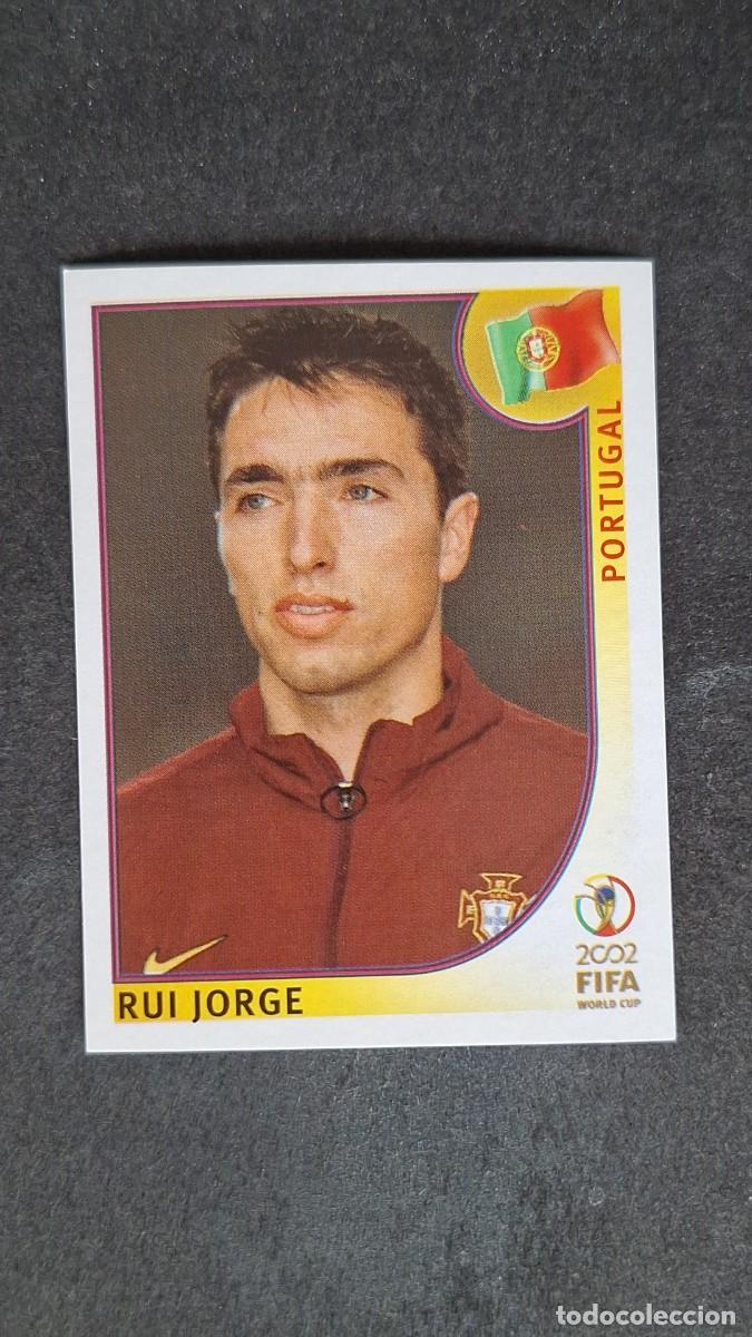 Cromos de F&uacute;tbol: L2 RUI JORGE SELECCION PORTUGAL 302 MUNDIAL KOREA Y JAPON 2002 PANINI NUNCA PEGADO SIN PEGAR