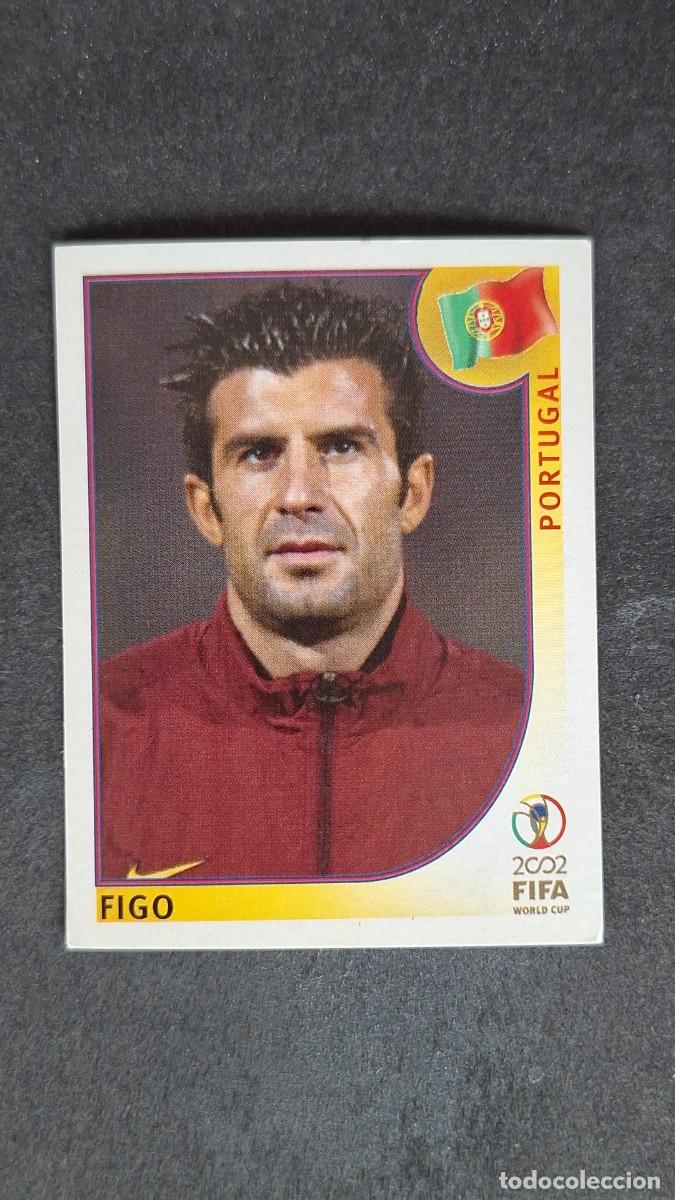 Cromos de F&uacute;tbol: L2 FIGO SELECCION PORTUGAL 307 MUNDIAL KOREA Y JAPON 2002 PANINI NUNCA PEGADO SIN PEGAR