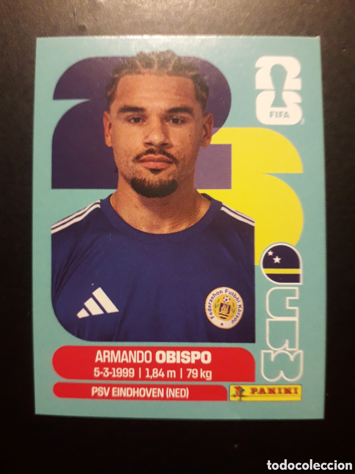 Cromos de F&uacute;tbol: OBISPO CURA&Ccedil;AO CUW 3 MUNDIAL F&Uacute;TBOL 2026 FIFA WORLD CUP PANINI SIN PEGAR PEDIDO M&Iacute;NIMO 3&euro;.