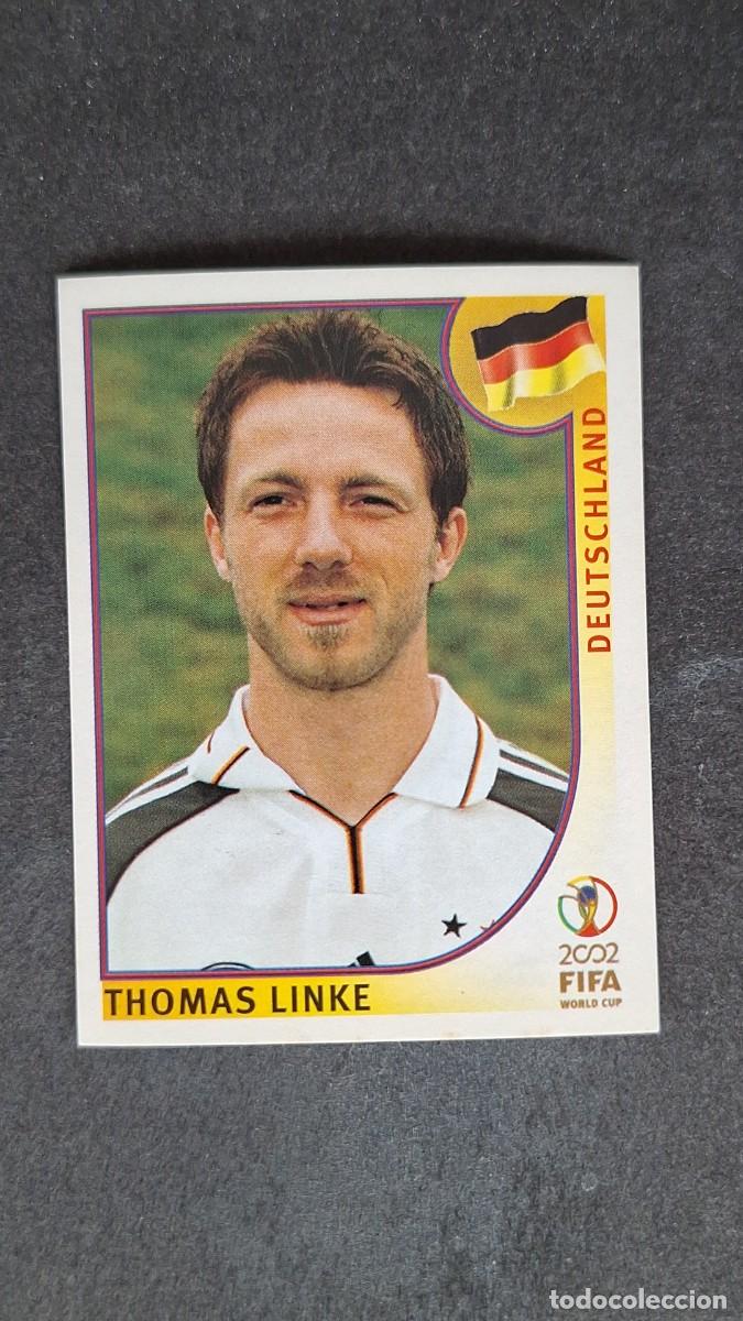 Cromos de F&uacute;tbol: L2 THOMAS LINKE SELECCION ALEMANIA 316 MUNDIAL KOREA Y JAPON 2002 PANINI NUNCA PEGADO SIN PEGAR
