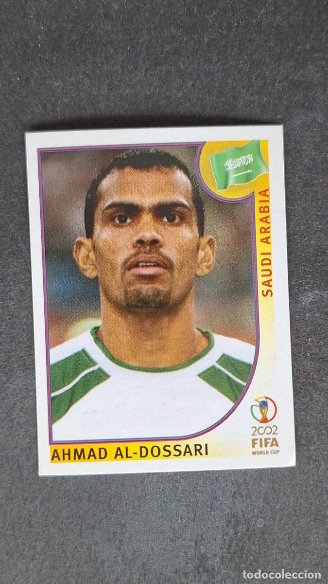 Cromos de F&uacute;tbol: L2 AL-DOSSARI SELECCION ARABIA SAUDI 334 MUNDIAL KOREA Y JAPON 2002 PANINI NUNCA PEGADO SIN PEGAR