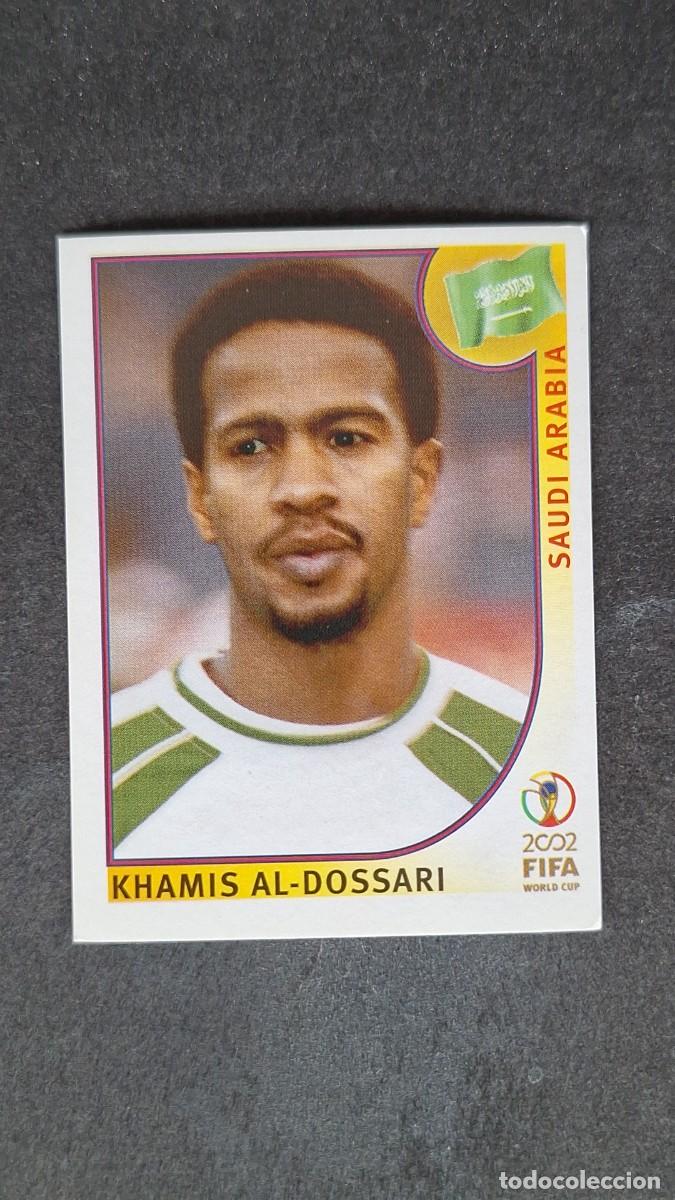 Cromos de F&uacute;tbol: L2 AL-DOSSARI SELECCION ARABIA SAUDI 340 MUNDIAL KOREA Y JAPON 2002 PANINI NUNCA PEGADO SIN PEGAR