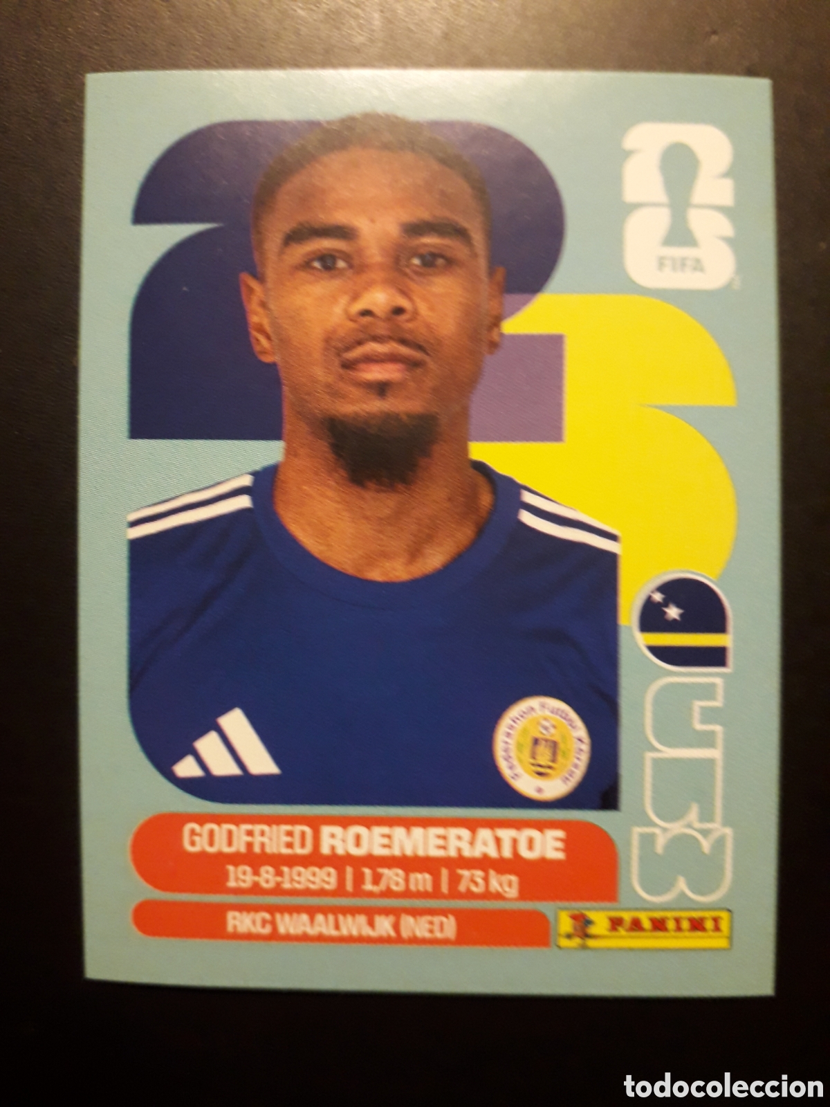 Cromos de F&uacute;tbol: ROEMERATDE CURA&Ccedil;AO CUW 10 MUNDIAL F&Uacute;TBOL 2026 FIFA WORLD CUP PANINI SIN PEGAR PEDIDO M&Iacute;NIMO 3&euro;