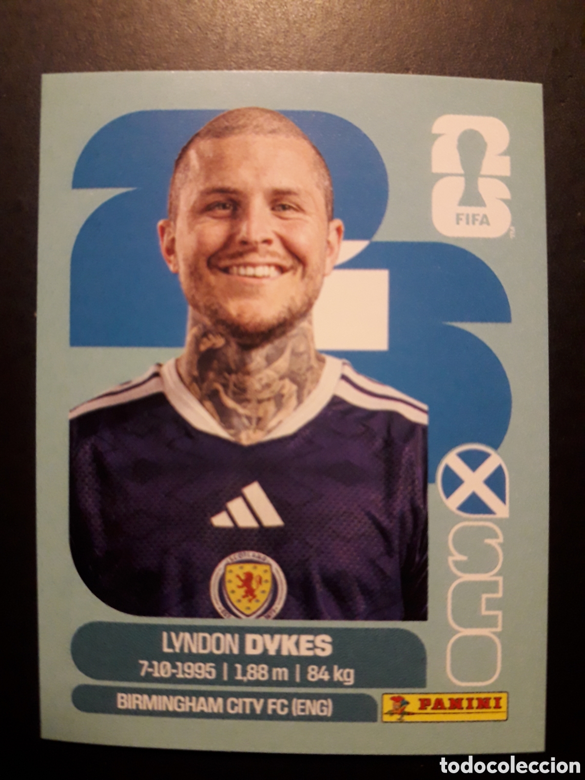 Cromos de F&uacute;tbol: DYKES ESCOCIA SCO 18 MUNDIAL F&Uacute;TBOL 2026 FIFA WORLD CUP PANINI SIN PEGAR PEDIDO M&Iacute;NIMO 3&euro;