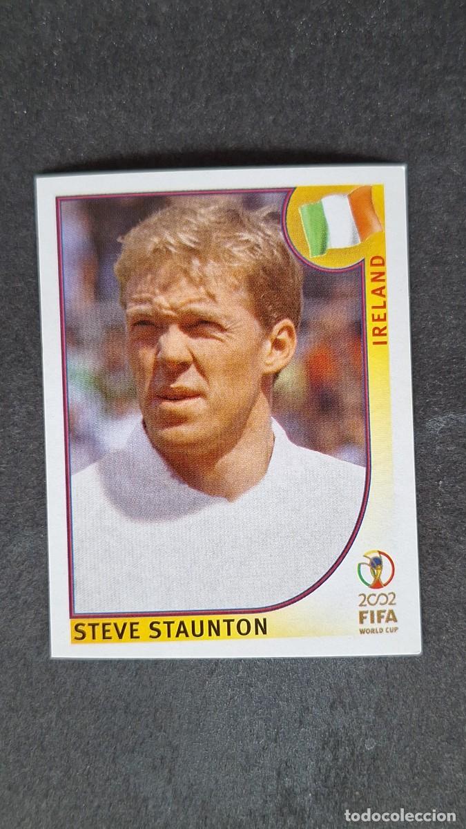 Cromos de F&uacute;tbol: L2 STAUNTON SELECCION IRLANDA 355 MUNDIAL KOREA Y JAPON 2002 PANINI NUNCA PEGADO SIN PEGAR