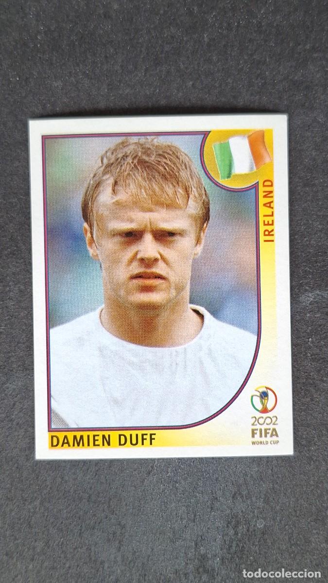 Cromos de F&uacute;tbol: L2 DAMIEN DUFF SELECCION IRLANDA 357 MUNDIAL KOREA Y JAPON 2002 PANINI NUNCA PEGADO SIN PEGAR
