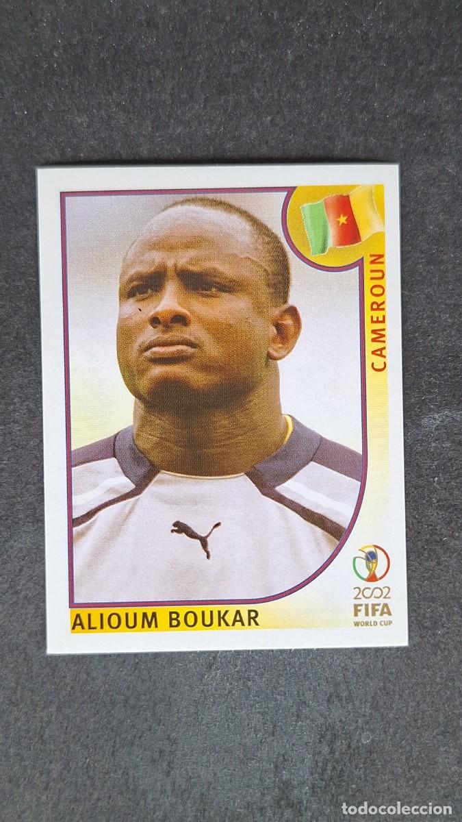 Cromos de F&uacute;tbol: L2 BOUKAR SELECCION CAMERUN 369 MUNDIAL KOREA Y JAPON 2002 PANINI NUNCA PEGADO SIN PEGAR