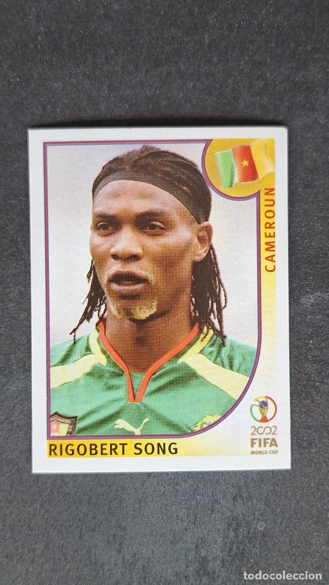 Cromos de F&uacute;tbol: L2 RIGOBERT SONG SELECCION CAMERUN 371 MUNDIAL KOREA Y JAPON 2002 PANINI NUNCA PEGADO SIN PEGAR