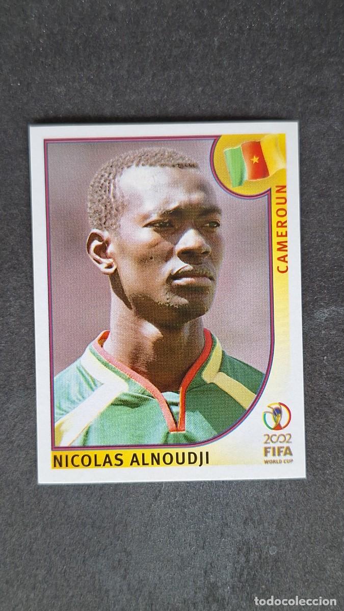 Cromos de F&uacute;tbol: L2 ALNOUDJI SELECCION CAMERUN 376 MUNDIAL KOREA Y JAPON 2002 PANINI NUNCA PEGADO SIN PEGAR