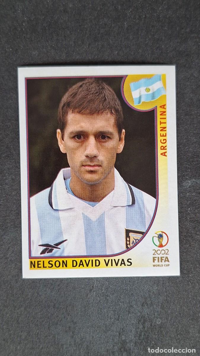 Cromos de F&uacute;tbol: L2 N. DAVID VIVAS SELECCION ARGENTINA 388 MUNDIAL KOREA Y JAPON 2002 PANINI NUNCA PEGADO SIN PEGAR