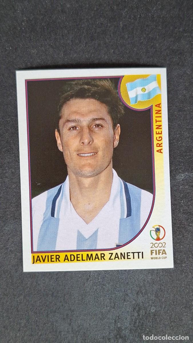 Cromos de F&uacute;tbol: L2 ZANETTI SELECCION ARGENTINA 392 MUNDIAL KOREA Y JAPON 2002 PANINI NUNCA PEGADO SIN PEGAR