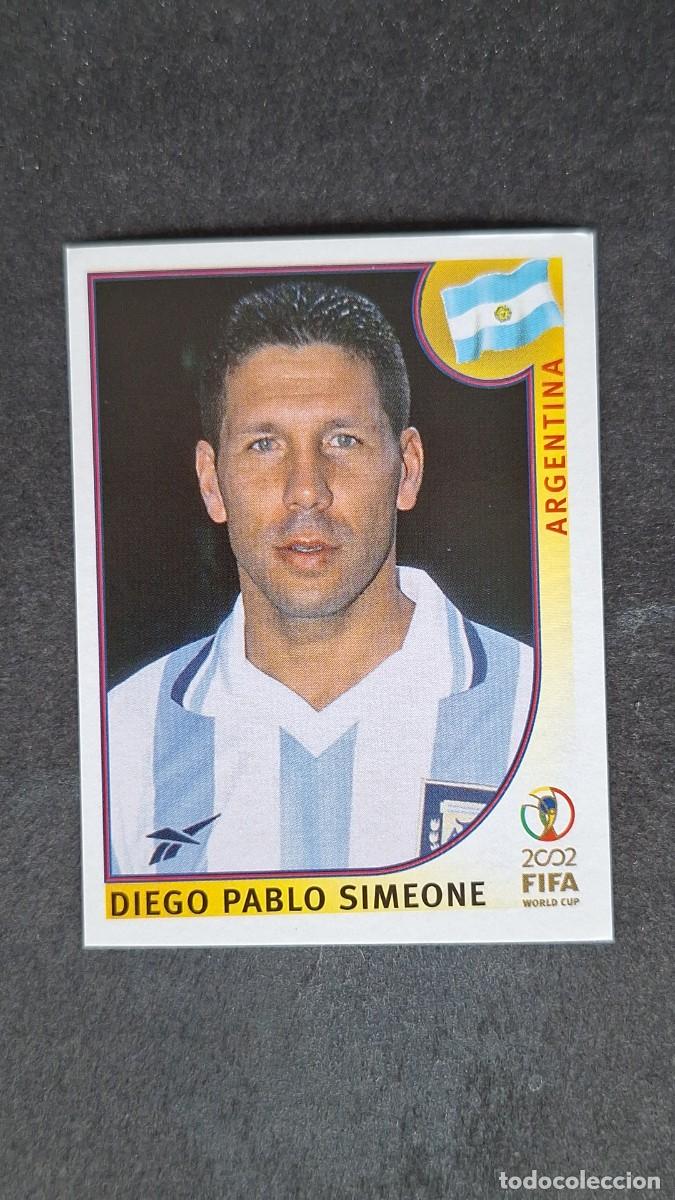 Cromos de F&uacute;tbol: L2 SIMEONE SELECCION ARGENTINA 393 MUNDIAL KOREA Y JAPON 2002 PANINI NUNCA PEGADO SIN PEGAR