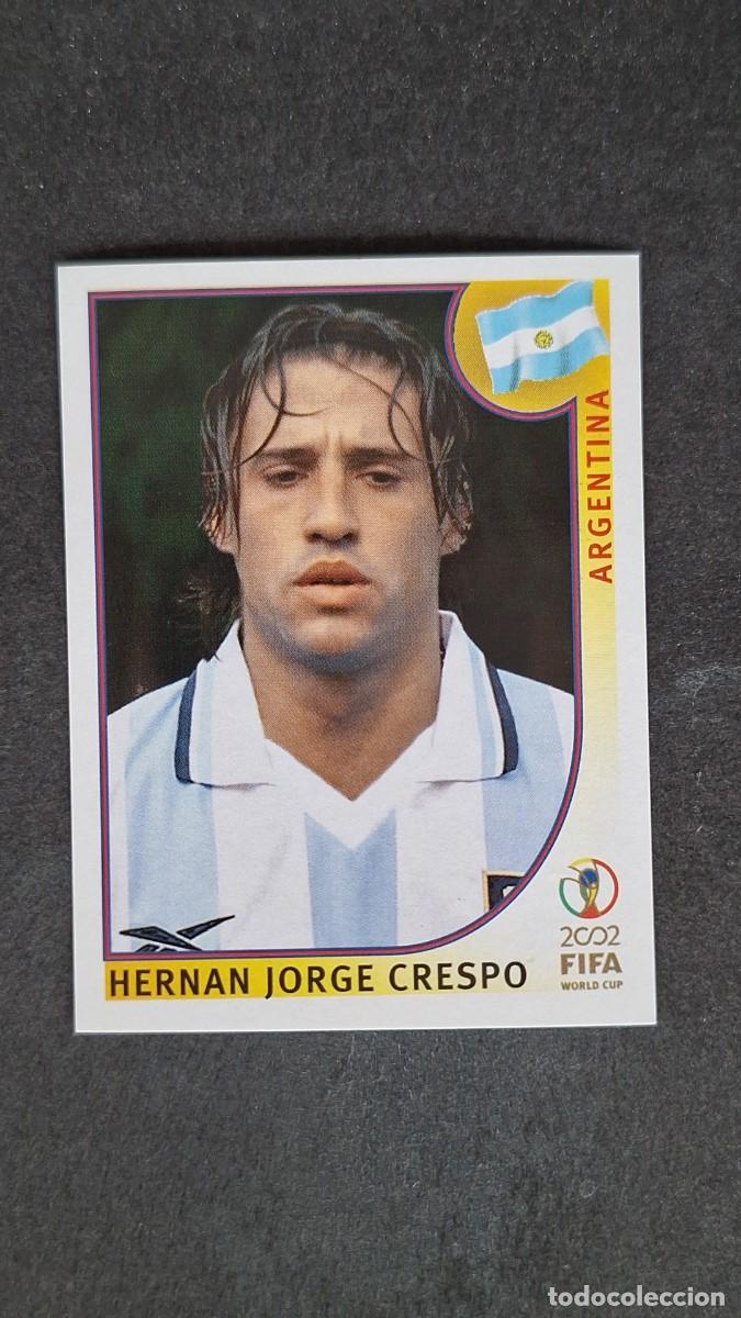 Figurine di Calcio: L2 CRESPO SELECCION ARGENTINA 402 MUNDIAL KOREA Y JAPON 2002 PANINI NUNCA PEGADO SIN PEGAR