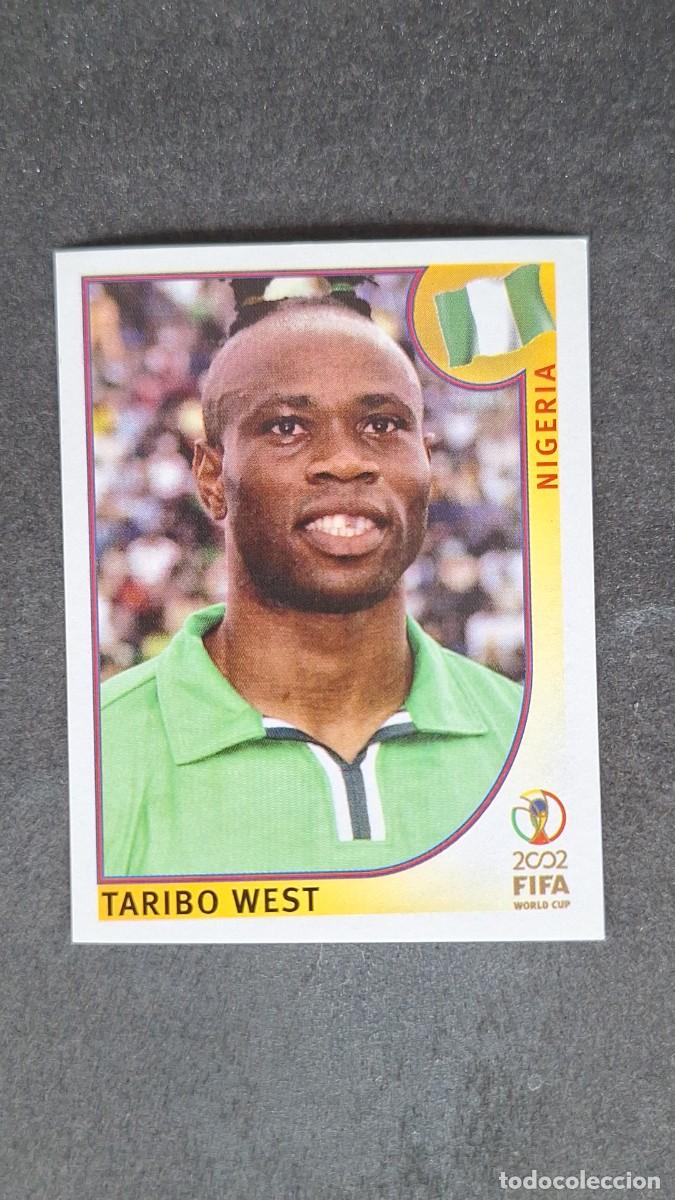 Cromos de F&uacute;tbol: L2 TARIBO WEST SELECCION NIGERIA 408 MUNDIAL KOREA Y JAPON 2002 PANINI NUNCA PEGADO SIN PEGAR