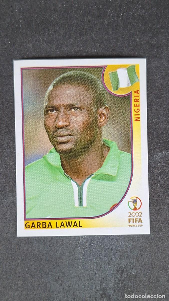 Cromos de F&uacute;tbol: L2 GARBA LAWAL SELECCION NIGERIA 413 MUNDIAL KOREA Y JAPON 2002 PANINI NUNCA PEGADO SIN PEGAR