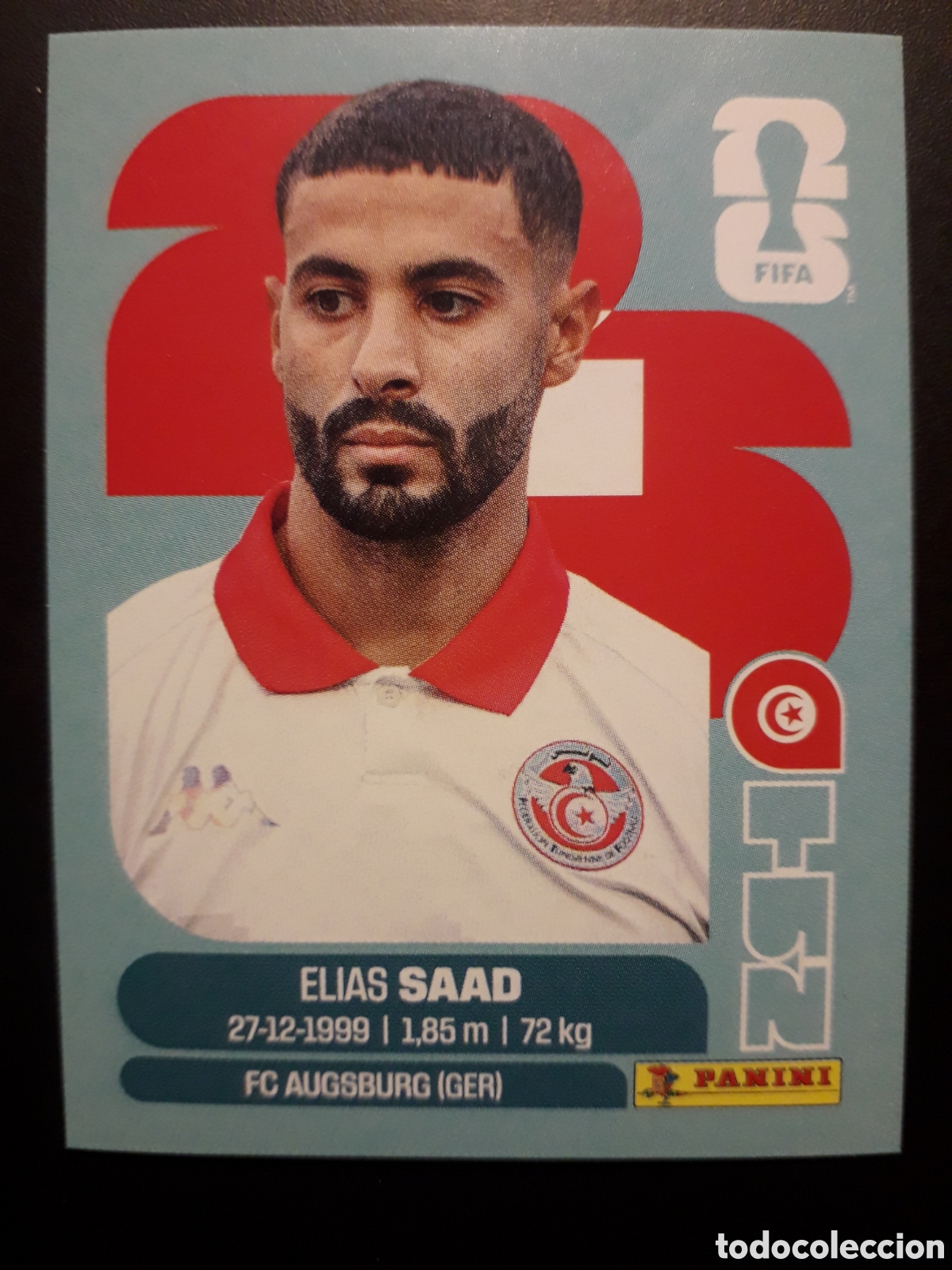 Cromos de F&uacute;tbol: SAAD T&Uacute;NEZ TUN 16 MUNDIAL F&Uacute;TBOL 2026 FIFA WORLD CUP PANINI SIN PEGAR PEDIDO M&Iacute;NIMO 3&euro;
