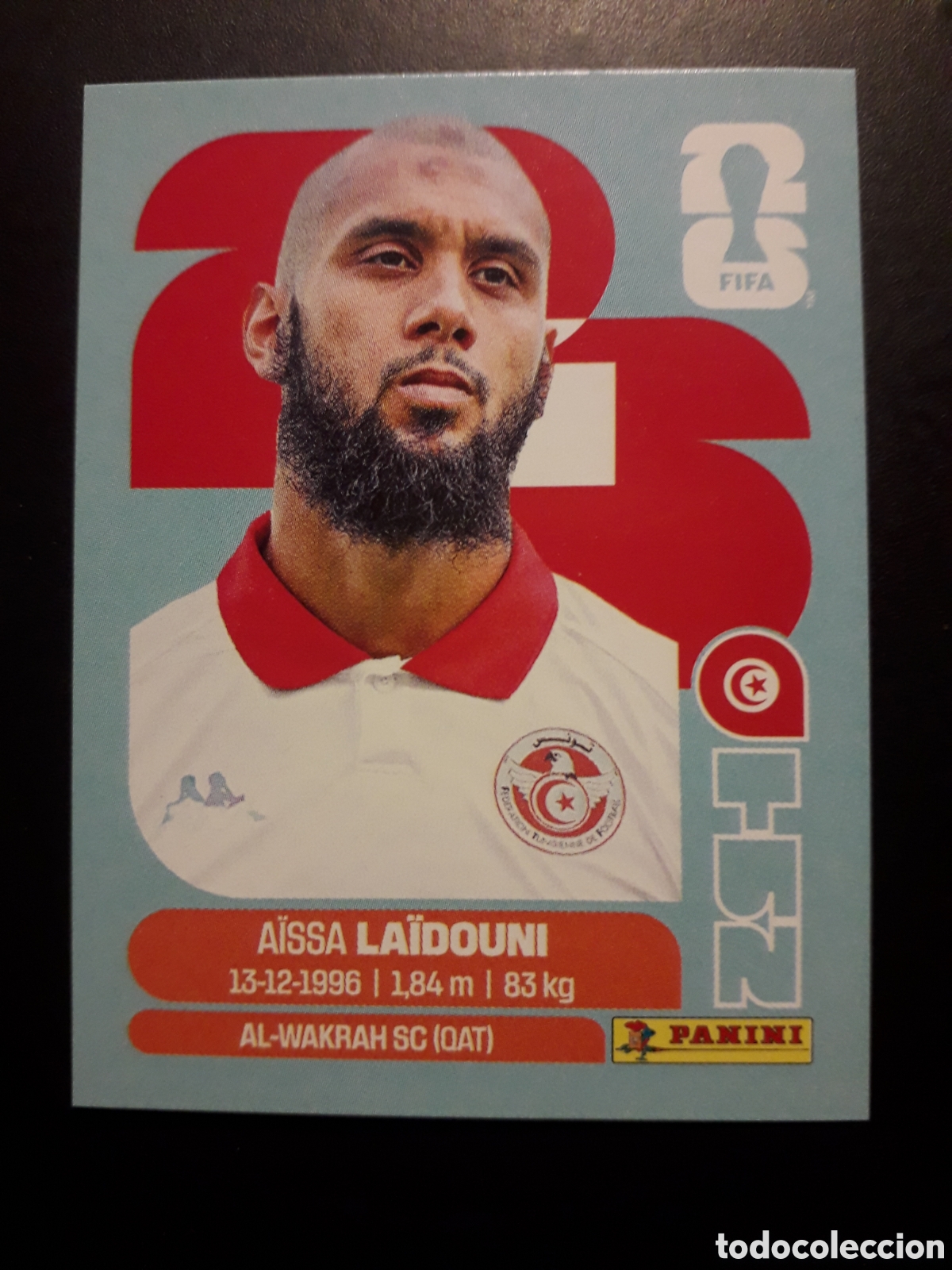 Cromos de F&uacute;tbol: LA&Iuml;DOUNI T&Uacute;NEZ TUN 10 MUNDIAL F&Uacute;TBOL 2026 FIFA WORLD CUP PANINI SIN PEGAR PEDIDO M&Iacute;NIMO 3&euro;