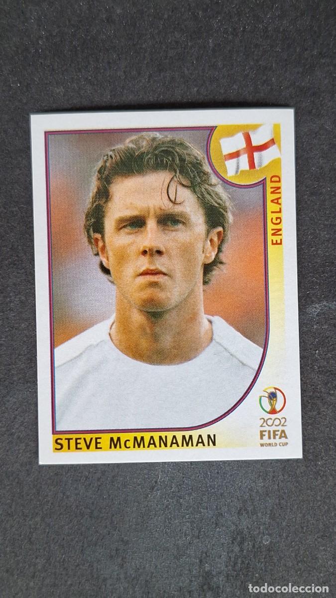 Cromos de F&uacute;tbol: L2 McMANAMAN SELECCION INGLATERRA 431 MUNDIAL KOREA Y JAPON 2002 PANINI NUNCA PEGADO SIN PEGAR