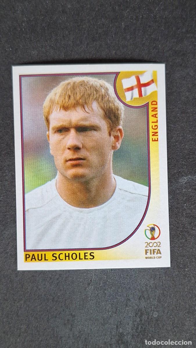 Cromos de F&uacute;tbol: L2 PAUL SCHOLES SELECCION INGLATERRA 433 MUNDIAL KOREA Y JAPON 2002 PANINI NUNCA PEGADO SIN PEGAR