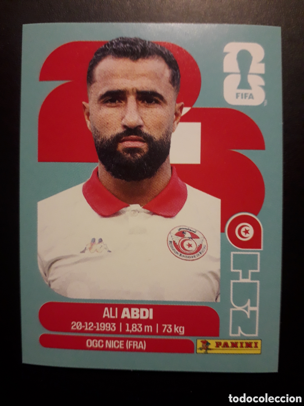 Cromos de F&uacute;tbol: ABDI T&Uacute;NEZ TUN 7 MUNDIAL F&Uacute;TBOL 2026 FIFA WORLD CUP PANINI SIN PEGAR PEDIDO M&Iacute;NIMO 3&euro;