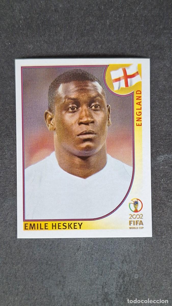 Cromos de F&uacute;tbol: L2 HESKEY SELECCION INGLATERRA 434 MUNDIAL KOREA Y JAPON 2002 PANINI NUNCA PEGADO SIN PEGAR