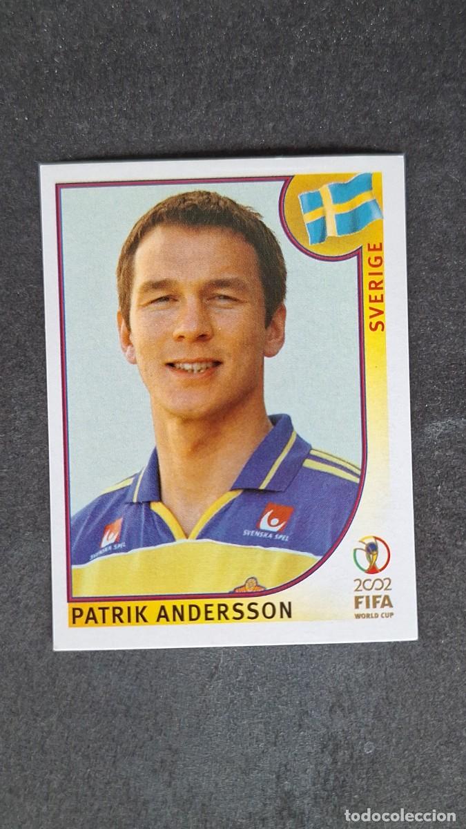 Cromos de F&uacute;tbol: L2 ANDERSSON SELECCION SUECIA 443 MUNDIAL KOREA Y JAPON 2002 PANINI NUNCA PEGADO SIN PEGAR