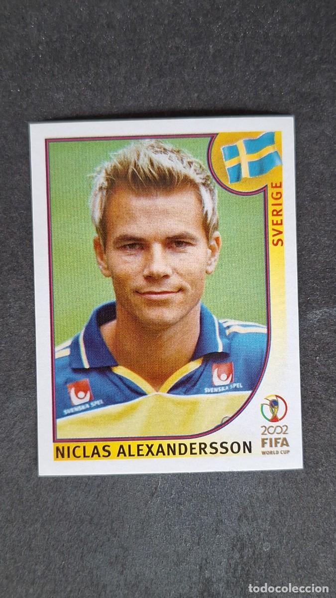 Cromos de F&uacute;tbol: L2 ALEXANDERSSON SELECCION SUECIA 447 MUNDIAL KOREA Y JAPON 2002 PANINI NUNCA PEGADO SIN PEGAR