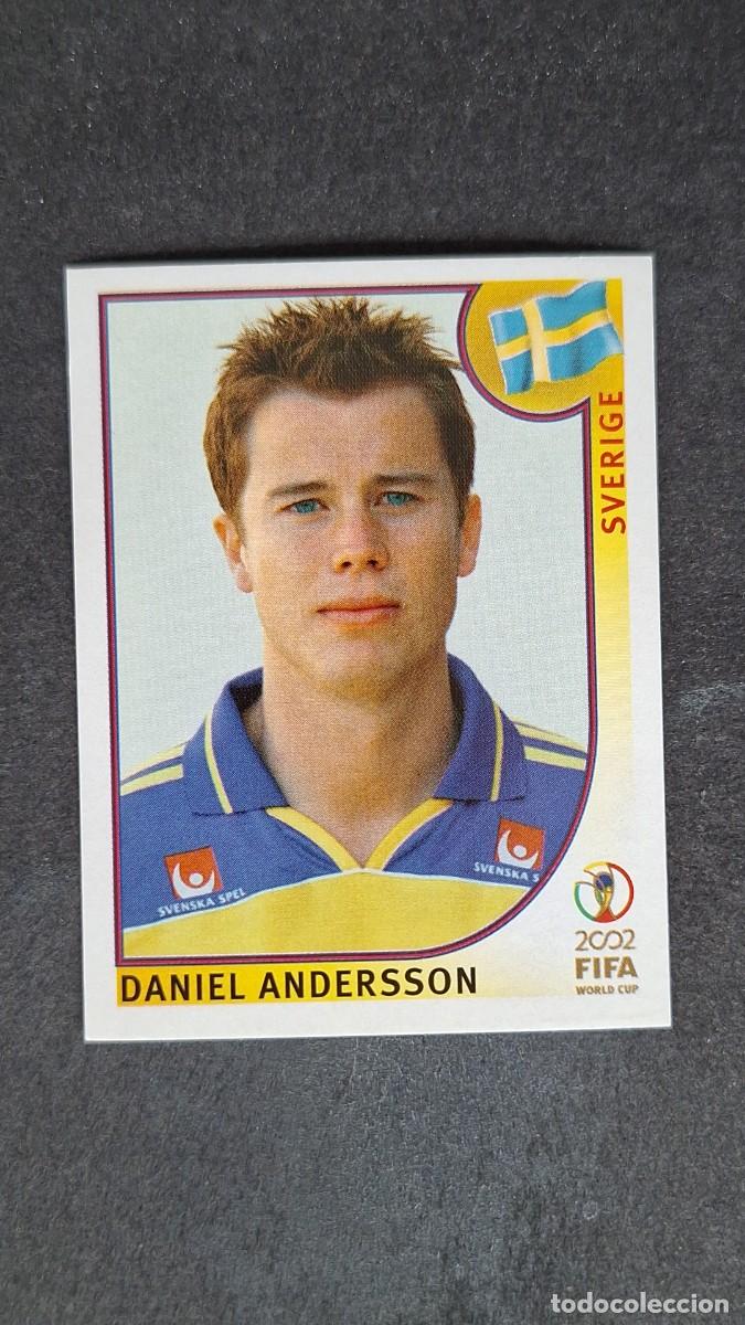 Cromos de F&uacute;tbol: L2 DANIEL ANDERSSON SELECCION SUECIA 451 MUNDIAL KOREA Y JAPON 2002 PANINI NUNCA PEGADO SIN PEGAR