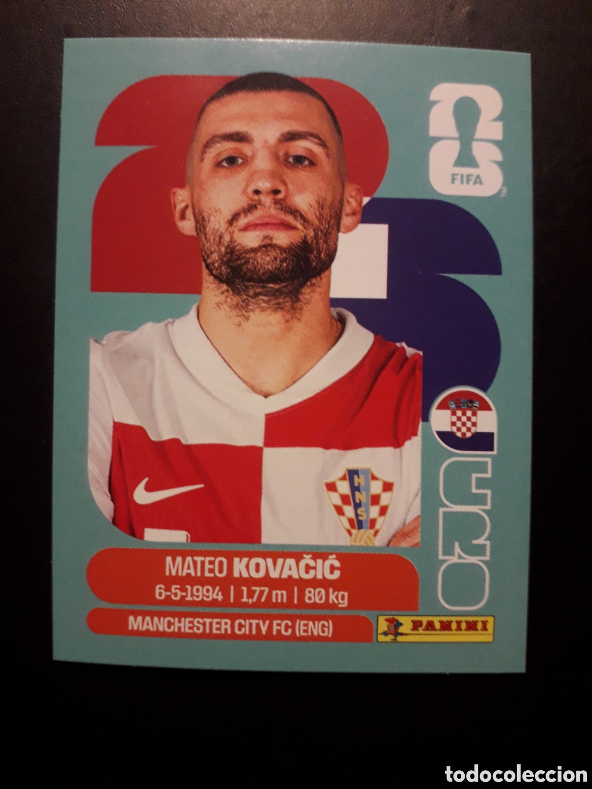 Cromos de F&uacute;tbol: KOVAČIĆ CROACIA CRO 10 MUNDIAL F&Uacute;TBOL 2026 FIFA WORLD CUP PANINI SIN PEGAR PEDIDO M&Iacute;NIMO 3&euro;.