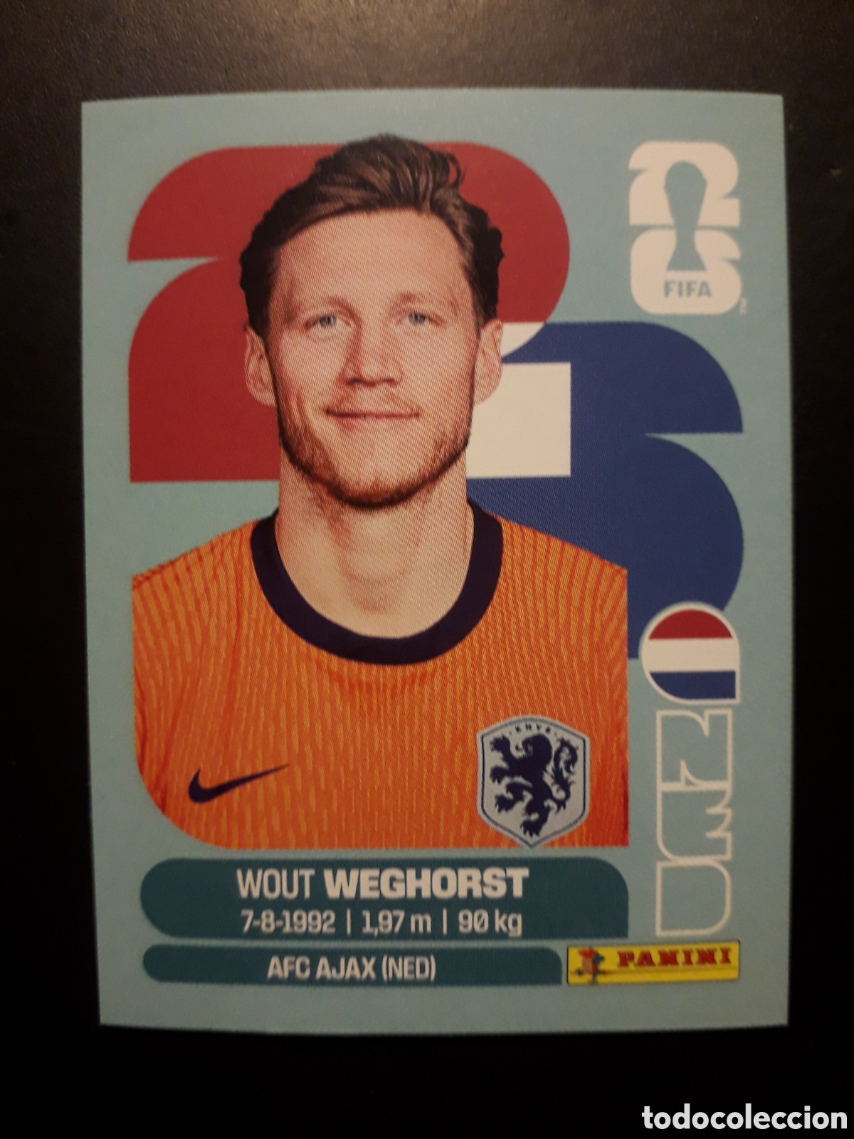 Cromos de F&uacute;tbol: WEGHORST HOLANDA/PA&Iacute;SES BAJOS NED 19 MUNDIAL F&Uacute;TBOL 2026 FIFA WORLD CUP PANINI PEDIDO M&Iacute;NIMO 3&euro;