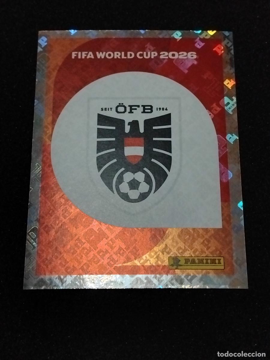 Cromos de F&uacute;tbol: ESCUDO DE AUSTRIA AUT 1 - PANINI FIFA WORLD CUP 2026 - MUNDIAL 2026 STICKER WORLD CUP 26