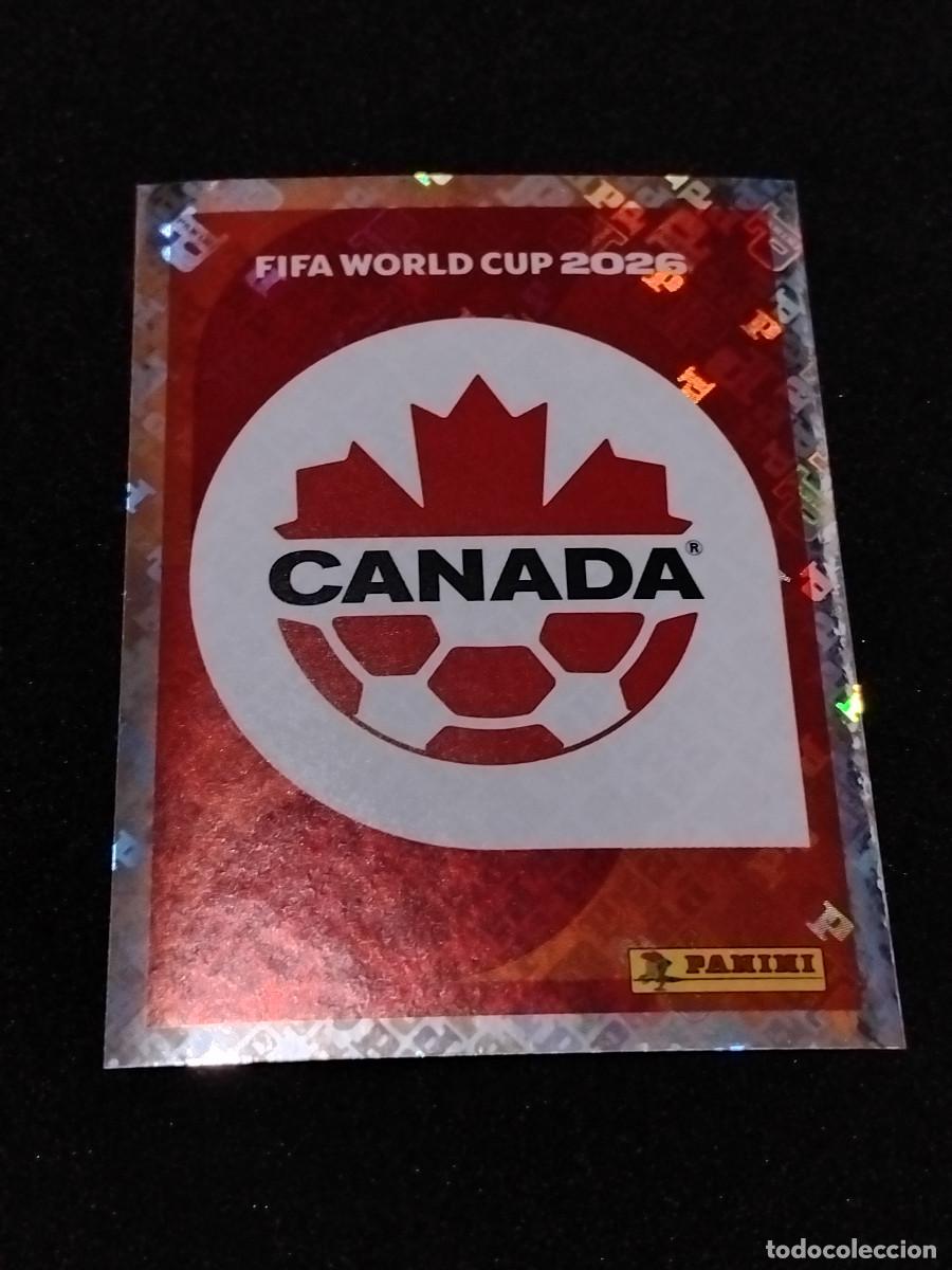 Cromos de F&uacute;tbol: ESCUDO DE CANADA CAN 1 - PANINI FIFA WORLD CUP 2026 - MUNDIAL 2026 STICKER WORLD CUP 26