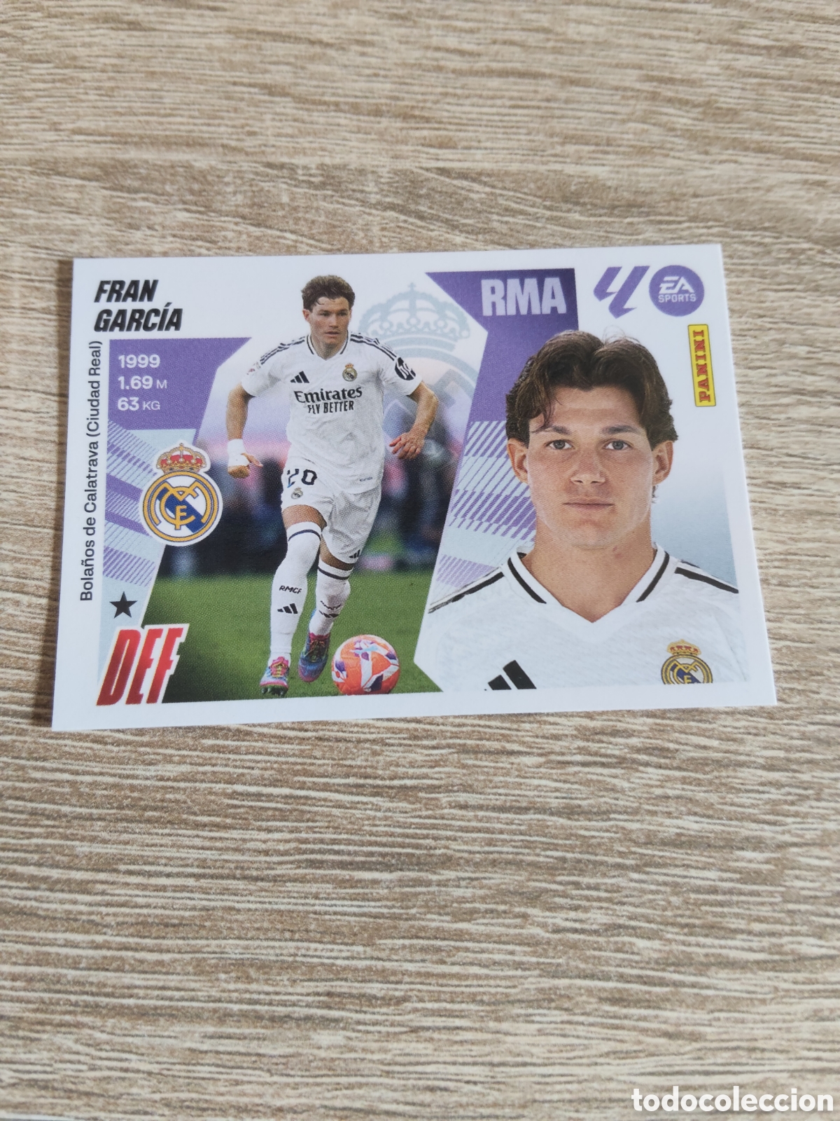 Fu&szlig;ball-Sticker: Fran Garc&iacute;a Real Madrid liga 2025 2026 25 26 ediciones este