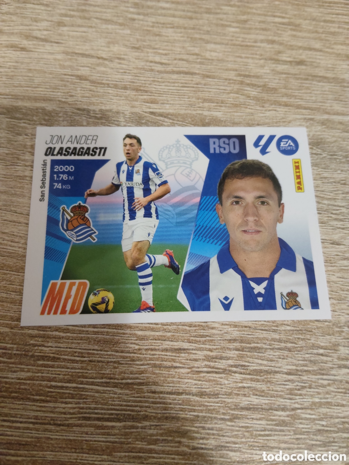 Fu&szlig;ball-Sticker: Olasagasti Real Sociedad liga 2025 2026 25 26 ediciones este