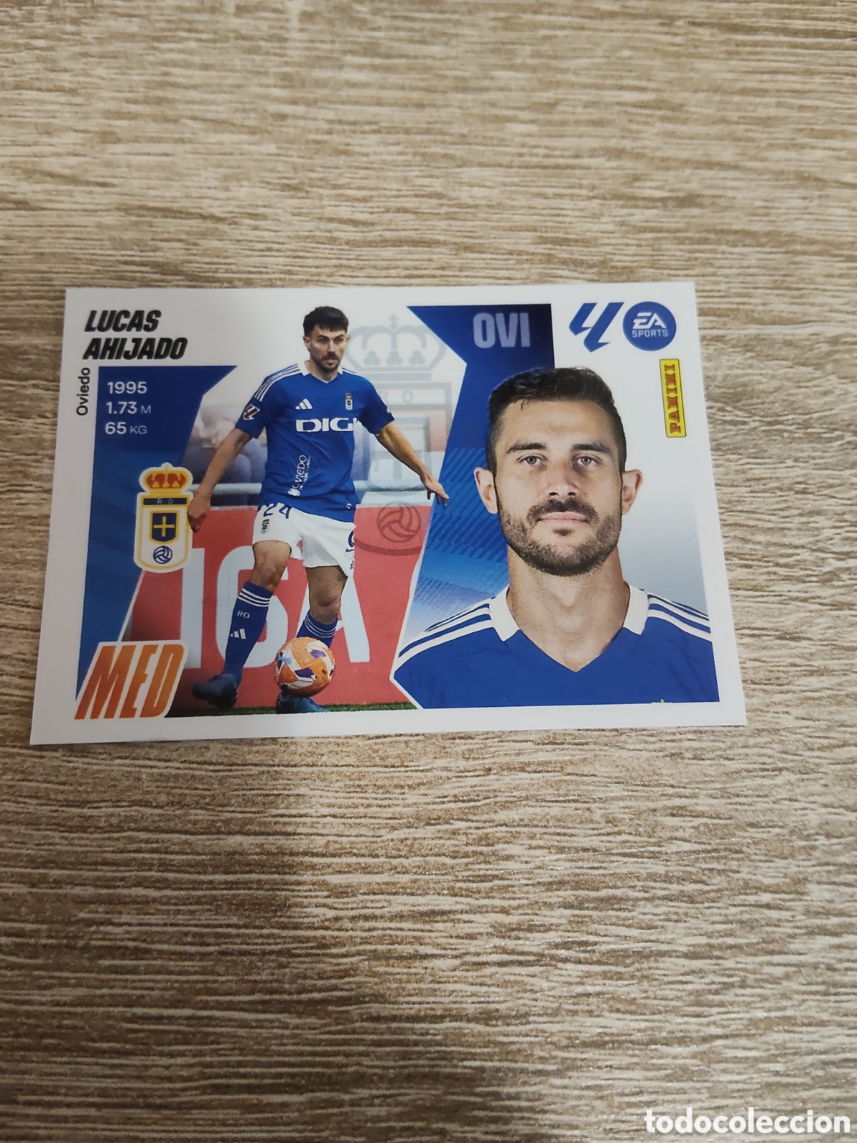 Fu&szlig;ball-Sticker: Lucas Ahijado Oviedo liga 2025 2026 25 26 ediciones este