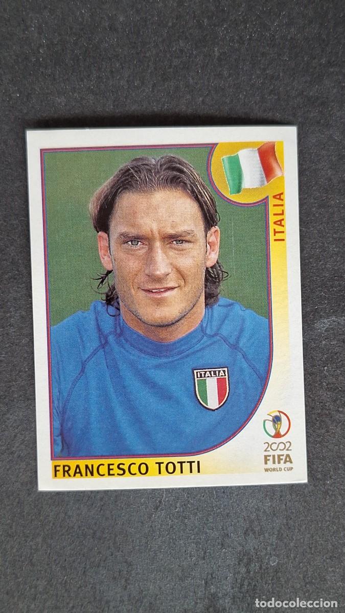 Cromos de F&uacute;tbol: L2 TOTTI SELECCION ITALIA 470 MUNDIAL KOREA Y JAPON 2002 PANINI NUNCA PEGADO SIN PEGAR