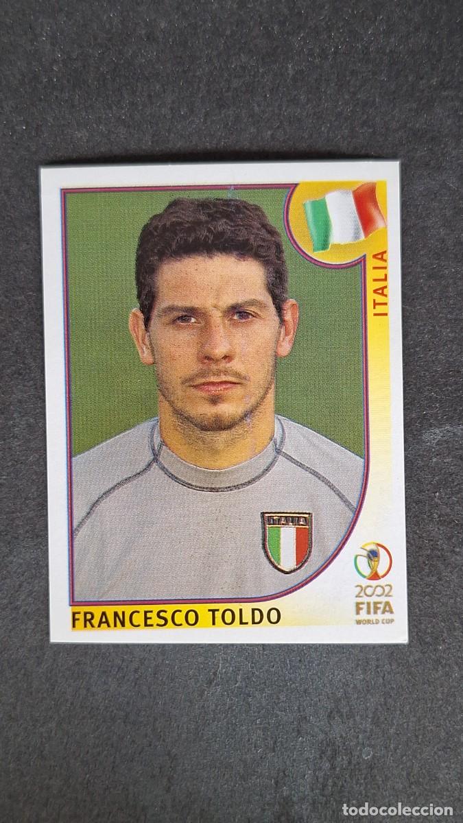 Cromos de F&uacute;tbol: L2 TOLDO SELECCION ITALIA 474 MUNDIAL KOREA Y JAPON 2002 PANINI NUNCA PEGADO SIN PEGAR
