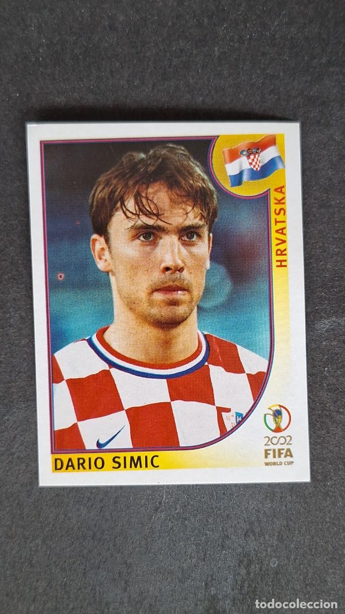 Cromos de F&uacute;tbol: L2 DARIO SIMIC SELECCION CROACIA 478 MUNDIAL KOREA Y JAPON 2002 PANINI NUNCA PEGADO SIN PEGAR