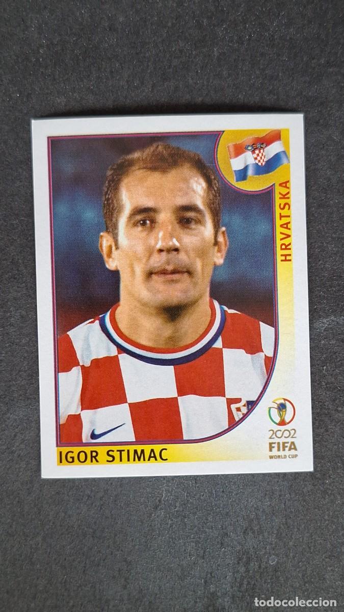 Cromos de F&uacute;tbol: L2 IGOR STIMAC SELECCION CROACIA 481 MUNDIAL KOREA Y JAPON 2002 PANINI NUNCA PEGADO SIN PEGAR