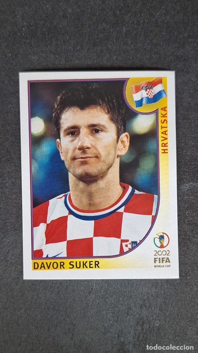 Cromos de F&uacute;tbol: L2 DAVOR SUKER SELECCION CROACIA 489 MUNDIAL KOREA Y JAPON 2002 PANINI NUNCA PEGADO SIN PEGAR