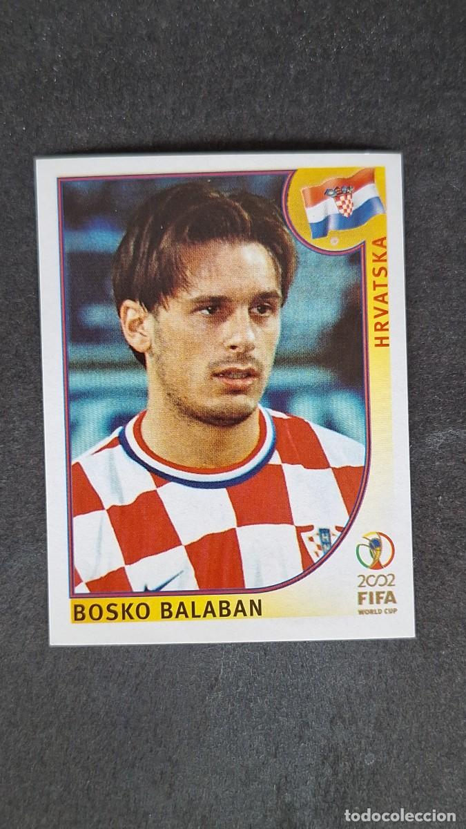 Cromos de F&uacute;tbol: L2 BOSKO BALABAN SELECCION CROACIA 490 MUNDIAL KOREA Y JAPON 2002 PANINI NUNCA PEGADO SIN PEGAR