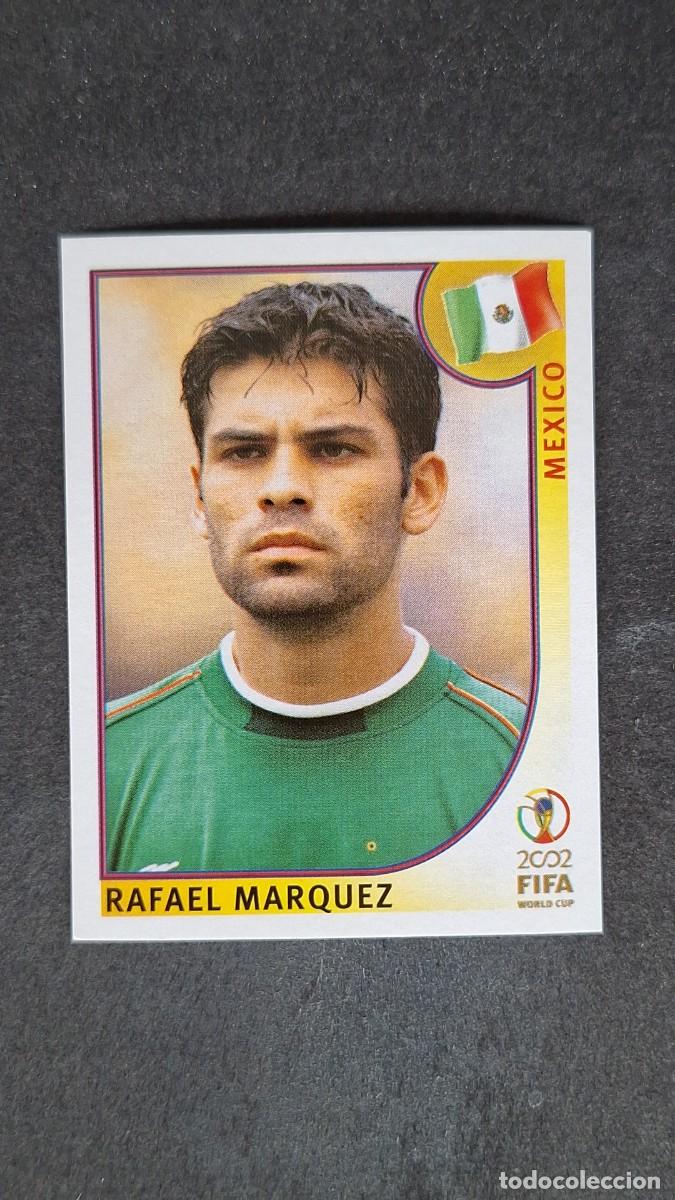 Cromos de F&uacute;tbol: L2 RAFAEL MARQUEZ SELECCION MEXICO 497 MUNDIAL KOREA Y JAPON 2002 PANINI NUNCA PEGADO SIN PEGAR