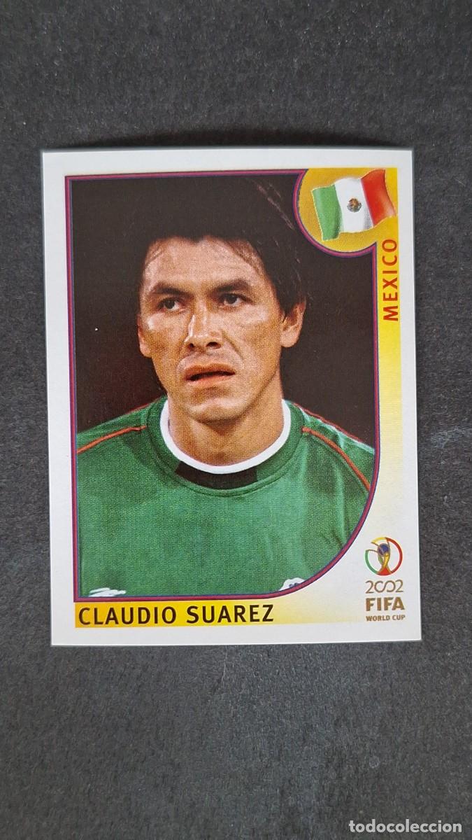 Cromos de F&uacute;tbol: L2 CLAUDIO SUAREZ SELECCION MEXICO 498 MUNDIAL KOREA Y JAPON 2002 PANINI NUNCA PEGADO SIN PEGAR
