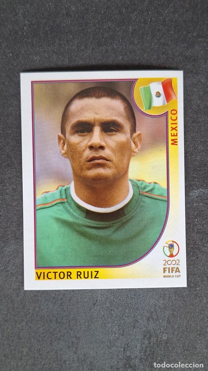 Cromos de F&uacute;tbol: L2 VICTOR RUIZ SELECCION MEXICO 503 MUNDIAL KOREA Y JAPON 2002 PANINI NUNCA PEGADO SIN PEGAR