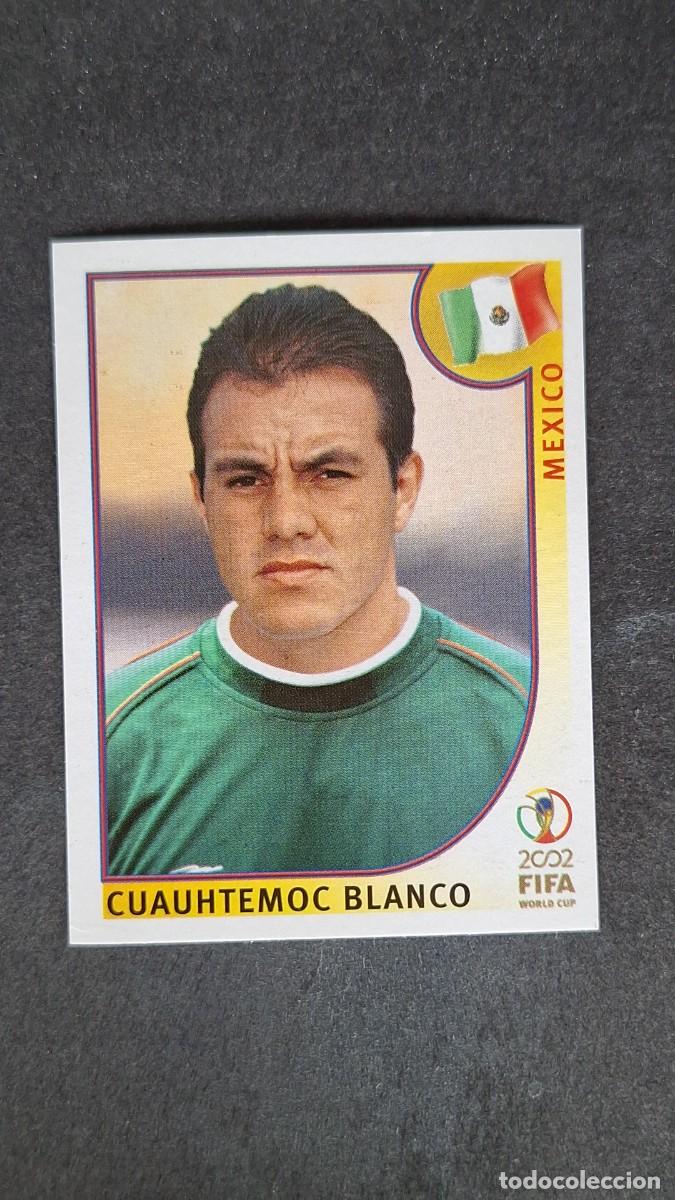 Cromos de F&uacute;tbol: L2 CUAUHTEMOC BLANCO SELECCION MEXICO 508 MUNDIAL KOREA Y JAPON 2002 PANINI NUNCA PEGADO SIN PEGAR