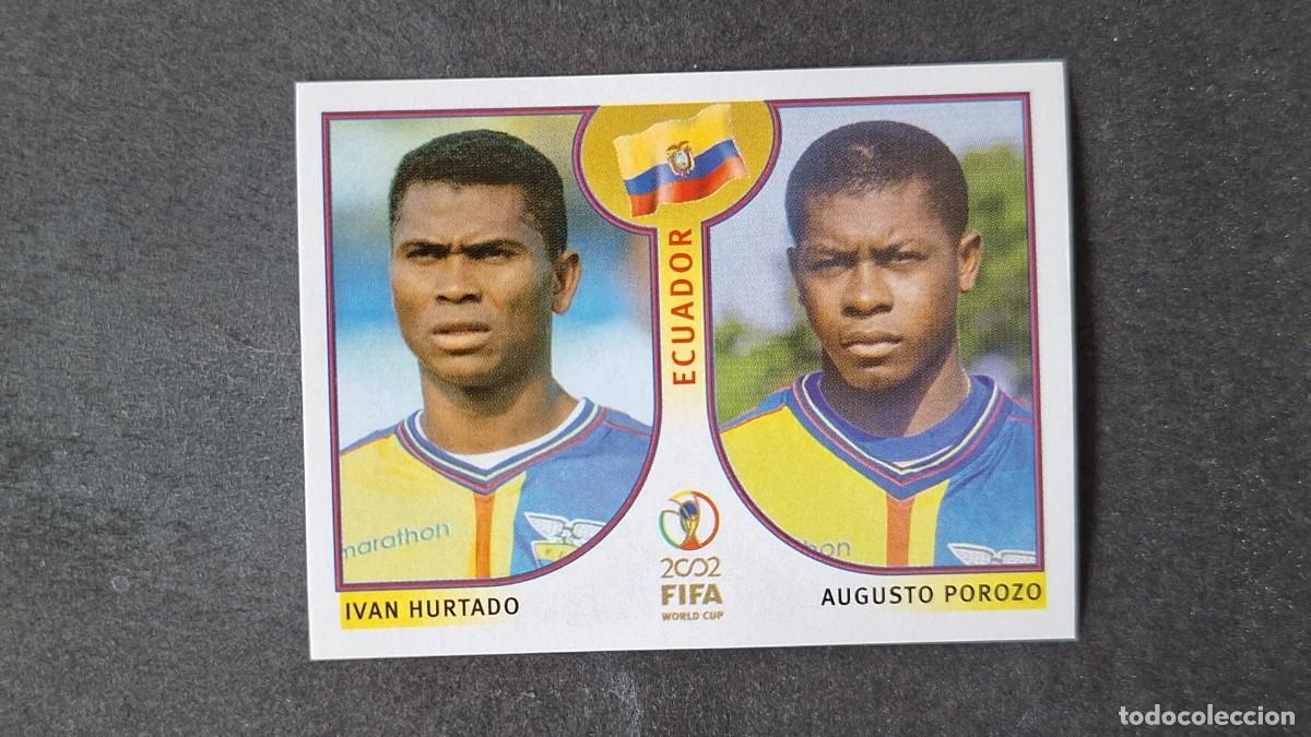 Cromos de F&uacute;tbol: L2 HURTADO - POROZO SELECCION ECUADOR 513 MUNDIAL KOREA Y JAPON 2002 PANINI NUNCA PEGADO