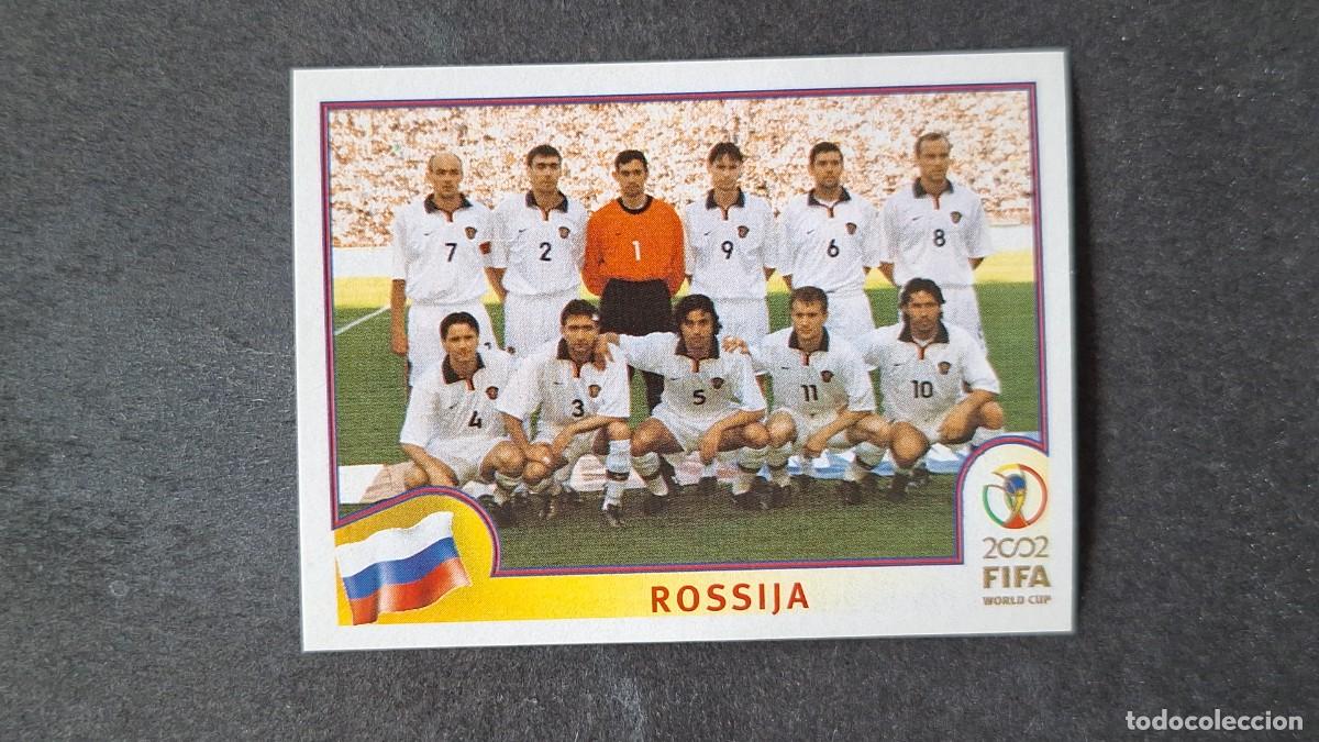 Cromos de F&uacute;tbol: L2 EQUIPO SELECCION RUSIA 522 MUNDIAL KOREA Y JAPON 2002 PANINI NUNCA PEGADO